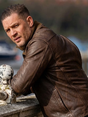 Tom Hardy Mobland S2 Brown Leather Jacket