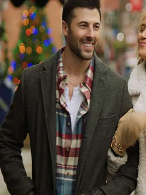 Tom Gipson Christmas in Mistletoe Trench Coat