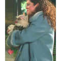 Too Much S01 Megan Stalter Fur Collar Blue Coat
