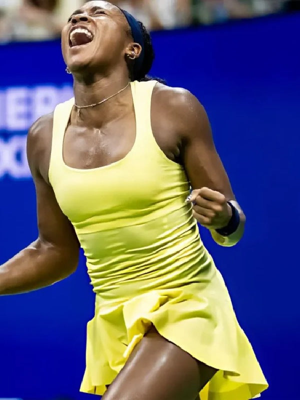 US Open 2026 Coco Gauff Yellow Dress