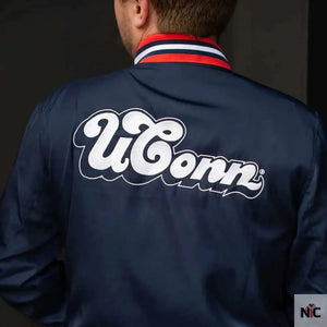 University of Connecticut Script Bomber Jacket