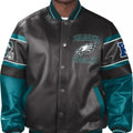 Vintage Philadelphia Eagles NFL Leather Bomber Jacket