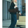 War S01 Sienna Miller Brown Suede & Leather Tote Bag