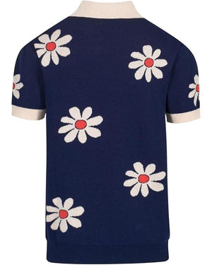 Wife Swap Real Housewives Edition Floral Polo Shirt