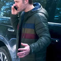 Will Forte The Four Seasons Green Puffer Jacket