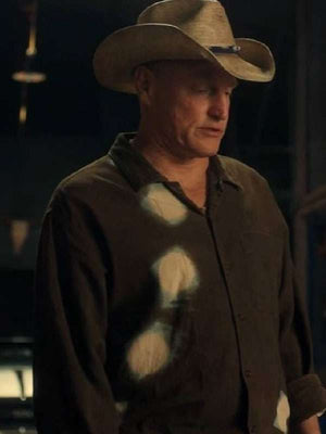 Brothers 2026 Woody Harrelson Brown Shirt - view 2