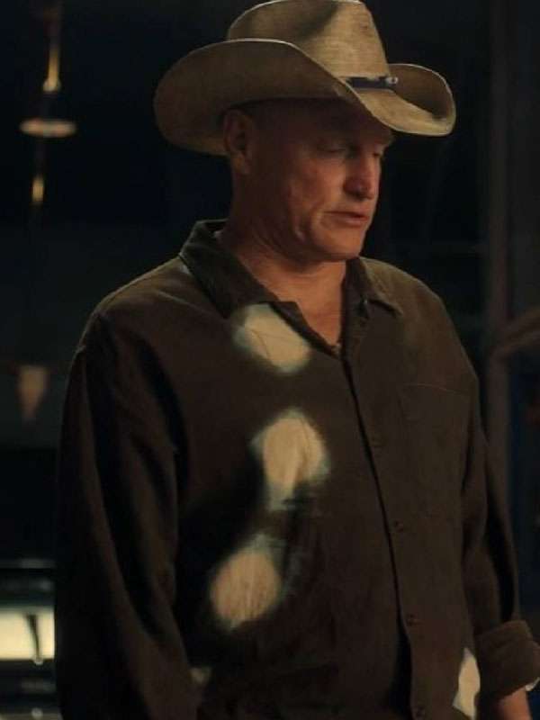 Brothers 2026 Woody Harrelson Brown Shirt - view 2