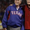 World Series 2023 Texas Rangers George W Bush Blue Jacket