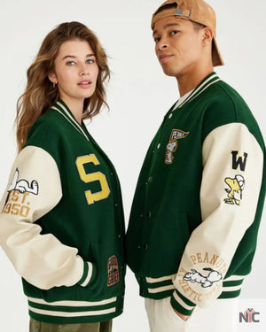 Aéropostale Snoopy Varsity Jacket