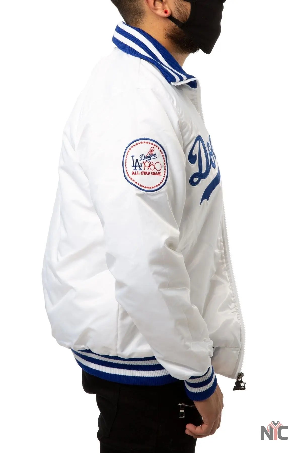 All Star Game LA Dodgers Inspired 1980 Satin Varsity Jacket