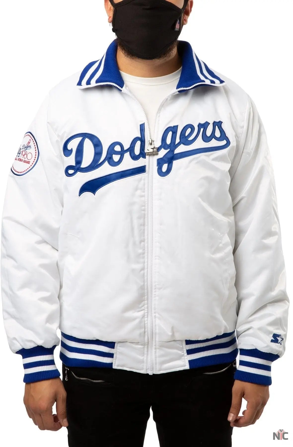 All Star Game LA Dodgers Inspired 1980 Satin Varsity Jacket