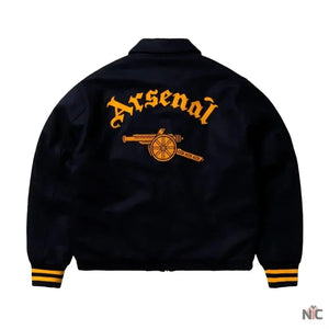 Arsenal X Aries Inspired Wool Bomber Jacket