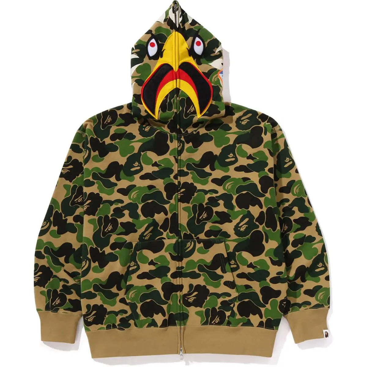 Bape Inspired X Readymade Abc Camo Eagle Relaxed Fit Full Zip Hoodie Mens