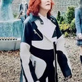 Beetlejuice Beetlejuice 2024 Delia Deetz Leather Coat