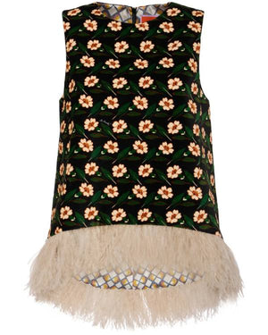 Loot Maya Rudolph Floral Printed Fringe Top