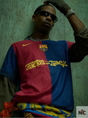 Cactus Jack Barcelona Inspired Jersey