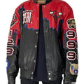 Chicago Bulls Inspired 3-Peat Championship Genuine Leather Jacket
