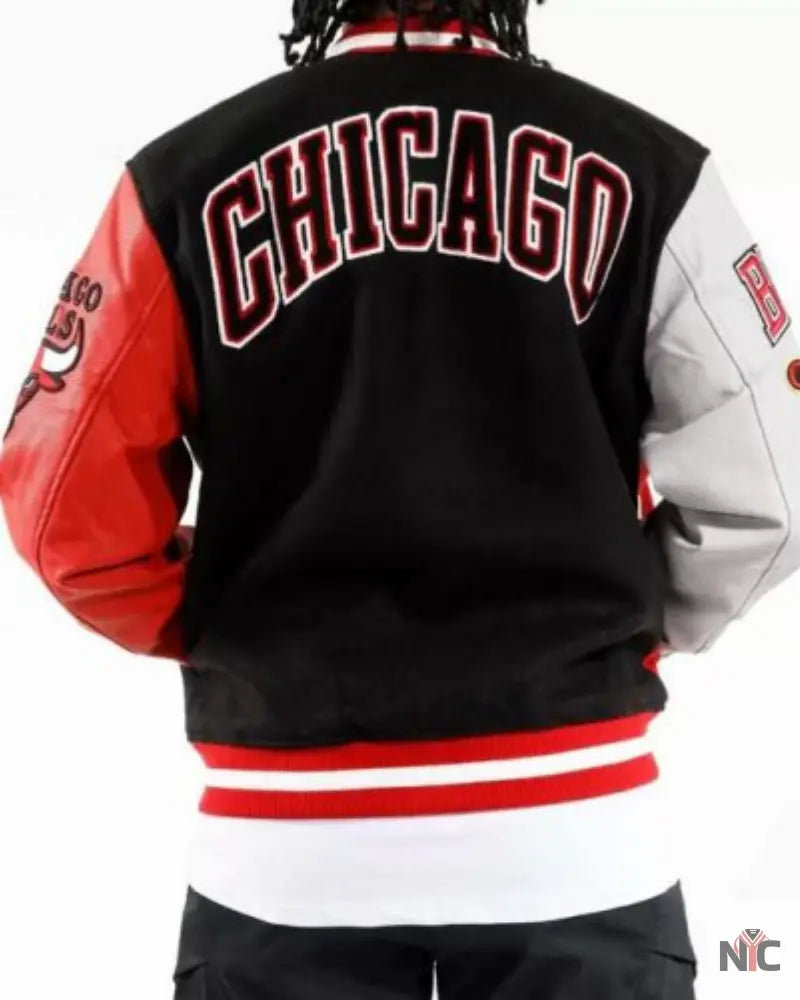 Chicago Bulls 6x Finals NBA Champions Inspired Varsity Jacket