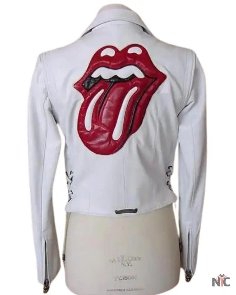 Chrome Hearts Inspired Limited Edition Rolling Stones Leather Jacket
