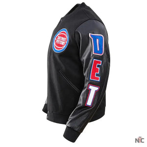 Detroit Pistons Inspired Classic Wool Varsity Jacket