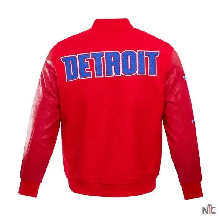 Detroit Pistons Inspired Classic Wool Varsity Jacket
