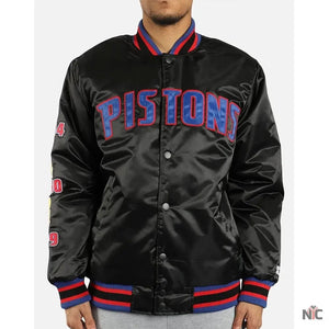 Detroit Pistons Inspired Finals Satin Jacket