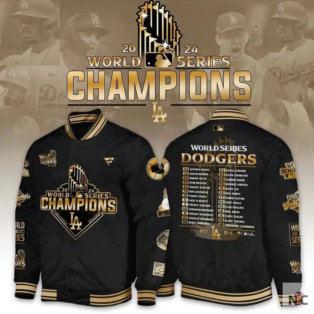 Dodgers Inspired 2024 World Series Champions Limited Edition Jacket