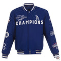 Dodgers Inspired Authentic Jh Design Championship Varsity Jacket
