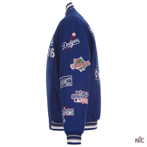 Dodgers Inspired Authentic Jh Design Championship Varsity Jacket