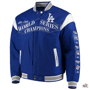 Dodgers Inspired Commemorative Championship Varsity Jacket