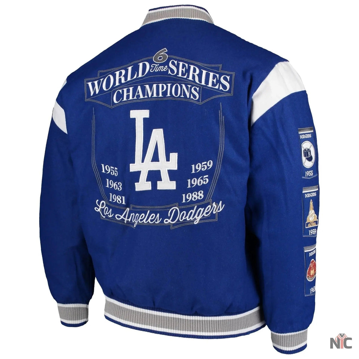 Dodgers Inspired Commemorative Championship Varsity Jacket