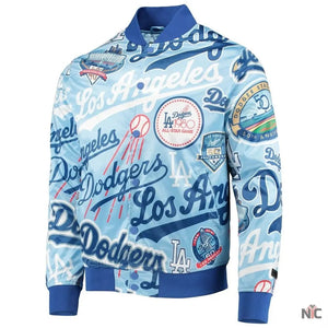 Dodgers Inspired Pro Standard Royal Allover Varsity Jacket