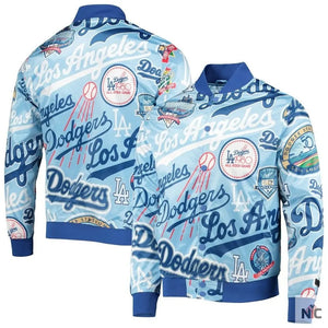 Dodgers Inspired Pro Standard Royal Allover Varsity Jacket