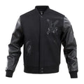 Dodgers Inspired Pro Triple Black Wool Varsity Jacket
