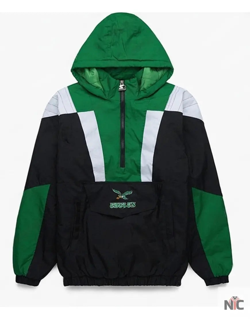 Jason Kelce New Heights Podcast Eagles Starter Inspired Jacket