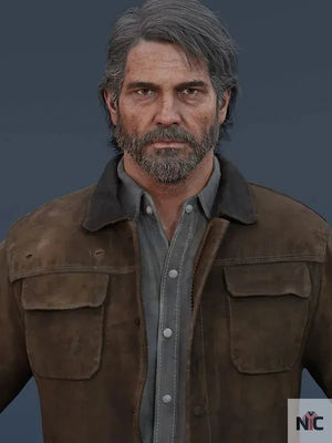 Joel Miller The Last of Us Brown Leather Jacket