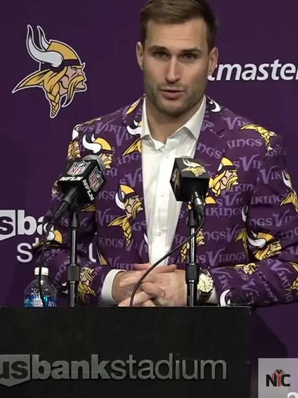 Kirk Cousins Minnesota Vikings Inspired Blazer