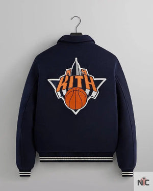 Kith For The New York Knicks Inspired Empire Wool Coaches Jacket