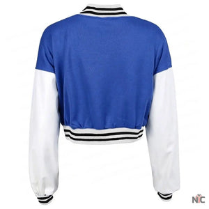 LA Cropped Becky G Letterman Varsity Jacket