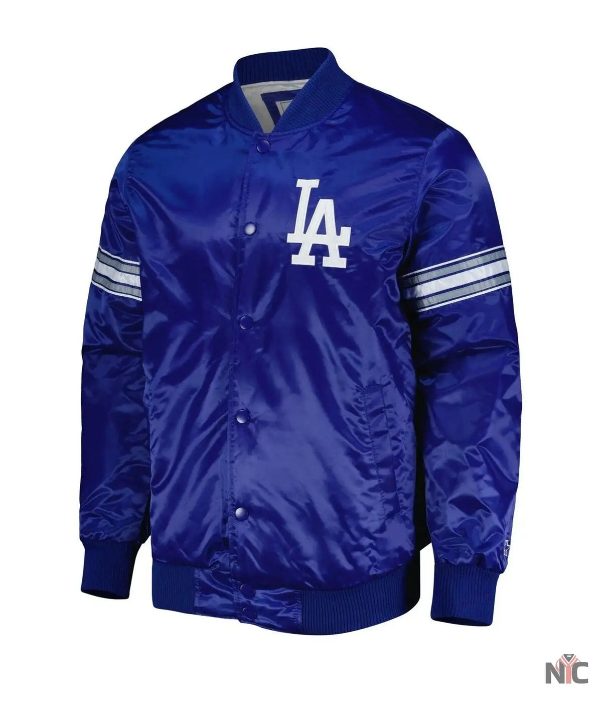 LA Dodgers Inspired Pick & Roll Royal Blue Varsity Jacket