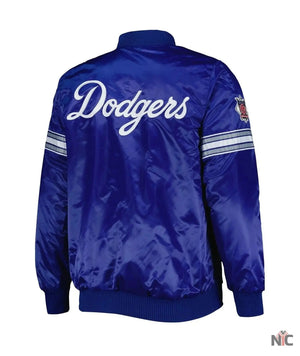 LA Dodgers Inspired Pick & Roll Royal Blue Varsity Jacket