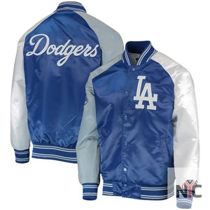 LA Dodgers Inspired Reliever Varsity Jacket