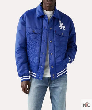 Levis x Starter Los Angeles Dodgers Inspired Jacket