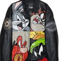 Looney Tunes Space Jam Cartoon Warner Bros Leather Jacket