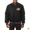 Los Angeles Lakers Inspired Black Wool Varsity Jacket