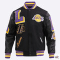 Los Angeles Lakers Inspired Mashup Varsity Jacket