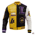 Los Angeles Lakers Inspired Varsity Jacket