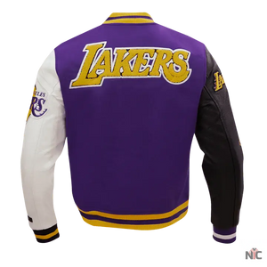 Los Angeles Lakers Inspired Varsity Jacket