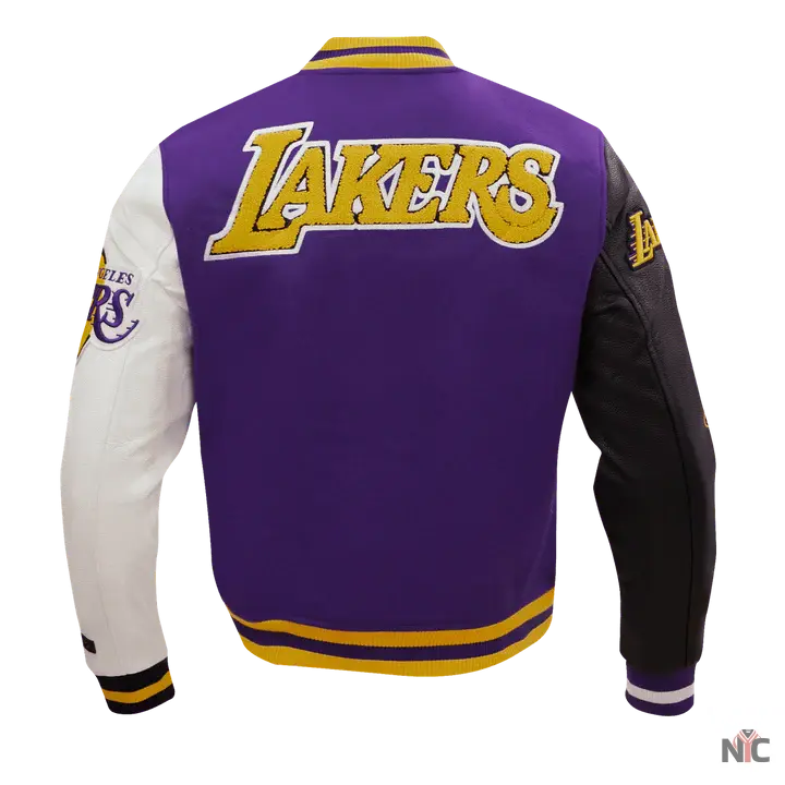 Los Angeles Lakers Inspired Varsity Jacket