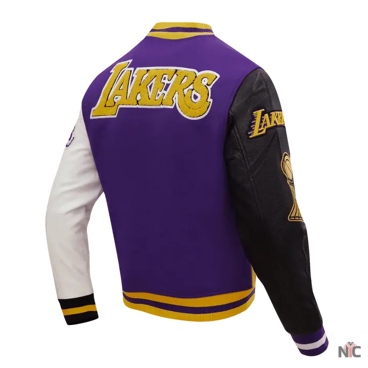 Los Angeles Lakers Inspired Varsity Jacket